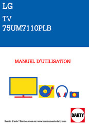 LG 43UM76 Série Manuel D'utilisation