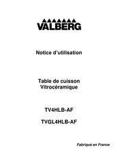 Valberg TV4HLB-AF Notice D'utilisation