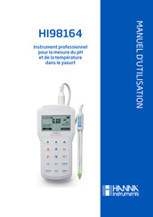 Hanna Instruments HI98164 Manuel D'utilisation