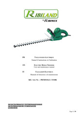 Ribimex 515486 Manuel D'instructions Et D'utilisation