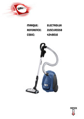 Electrolux ultrasilencer ZUSCLASS58 Mode D'emploi