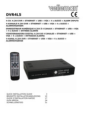 Velleman DVR4L5 Guide D'installation Rapide