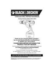 Black & Decker SS18 Mode D'emploi