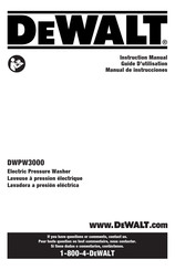 DeWalt DWPW3000 Guide D'utilisation