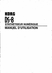 Korg DS-8 Manuel D'utilisation