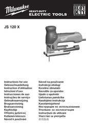 Milwaukee JS 120 X Instructions D'utilisation