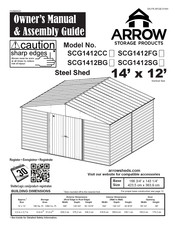 Arrow Storage Products SCG1412FG Manuel Du Propriétaire Et Guide D'assemblage