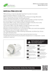 CP Electronics MWS3A-PRM-2CH-NC Guide D'installation