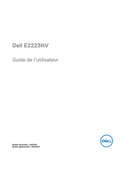 Dell E2223HVf Guide De L'utilisateur