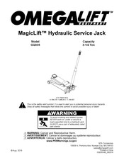 Omega Lift Equipment MagicLift GQ035 Mode D'emploi