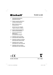 EINHELL TC-CD 14,4 2B Mode D'emploi D'origine