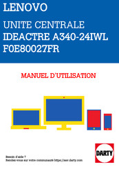 Lenovo ideacentre A340-24IWL Guide D'utilisation