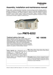 Lemeks Palmako PM70-8252 Assemblage, Manuel De Montage Et D'entretien