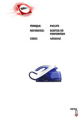 Philips PerfectCare Performer GC8733/20 Guide Rapide