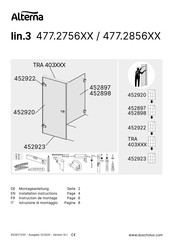 Alterna 477.2856 Serie Manuel D'installation