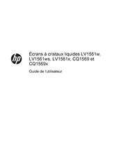 HP LV1561ws Guide De L'utilisateur