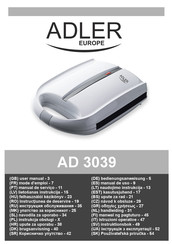 Adler europe AD 3039 Mode D'emploi