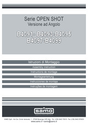 Samo OPEN SHOT B4091 Instructions De Montage