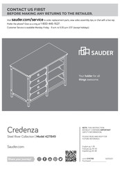 Sauder Credenza 427849 Instructions De Montage