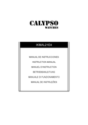 Calypso Watches IKMAL21E4 Manuel D'instructions