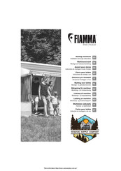 Fiamma 98655A484 Instructions De Montage Et Mode D'emploi