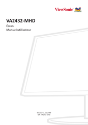 ViewSonic VA2432-mhd Manuel Utilisateur