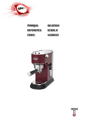 DeLonghi EC695.R Mode D'emploi