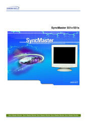 Samsung SyncMaster 551s Mode D'emploi