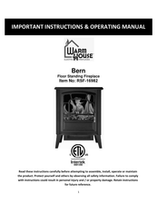 warmhaus RSF-16982 Instructions Et Manuel D'utilisation