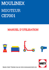 Moulinex CE7001 Manuel D'utilisation