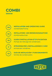 Refco COMBI Guide D'installation Et D'utilisation