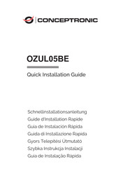 Conceptronic OZUL05BE Guide D'installation Rapide