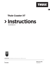 Thule 101018 Série Manuel D'instructions