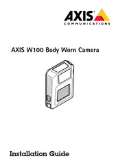 Axis W100 Instructions D'installation