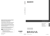 Sony BRAVIA KDL-52W47 Série Mode D'emploi