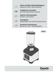 Ceado B181 Manuel D'utilisation