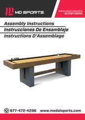 MD SPORTS AC108Y23008 Instructions D'assemblage