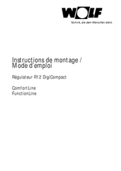 Wolf R12 Instructions De Montage / Mode D'emploi / Garantie