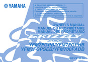Yamaha GRIZZLY 700 Manuel Du Propriétaire