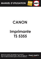Canon TS 5355 Manuel En Ligne