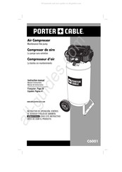 Porter Cable C6001 Manuel D'instructions