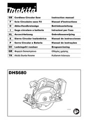 Makita DHS680ZJ Manuel D'instructions