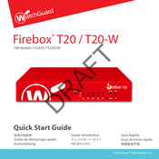 Watchguard Firebox T20-W Guide De Démarrage Rapide