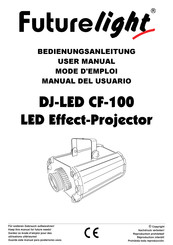 Futurelight DJ-LED CF-100 LED Effect-Projector Mode D'emploi