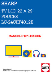 Sharp LC-22CFF4012EW Manuel D'utilisation