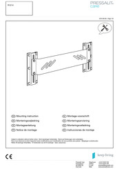 Pressalit Care R1214 Notice De Montage