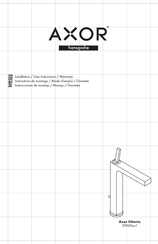 Hansgrohe Axor Citterio 39020 1 Serie Instructions De Montage / Mode D'emploi / Garantie