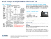 Mitel 6920 Guide Pratique