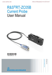 Rohde & Schwarz R&S RT-ZC05B Mode D'emploi