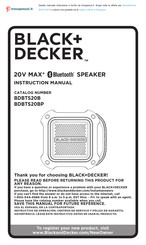 Black & Decker BDBTS20BP Mode D'emploi